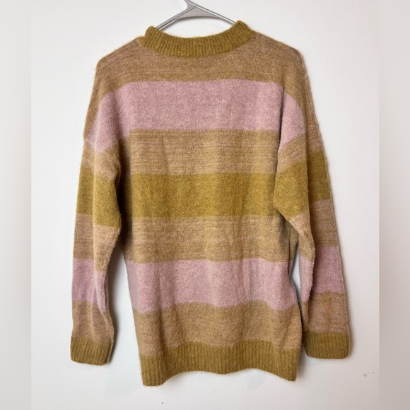 Madewell Otis Space Dye Striped Alpaca Blend Sweater - Picture 5 of 8